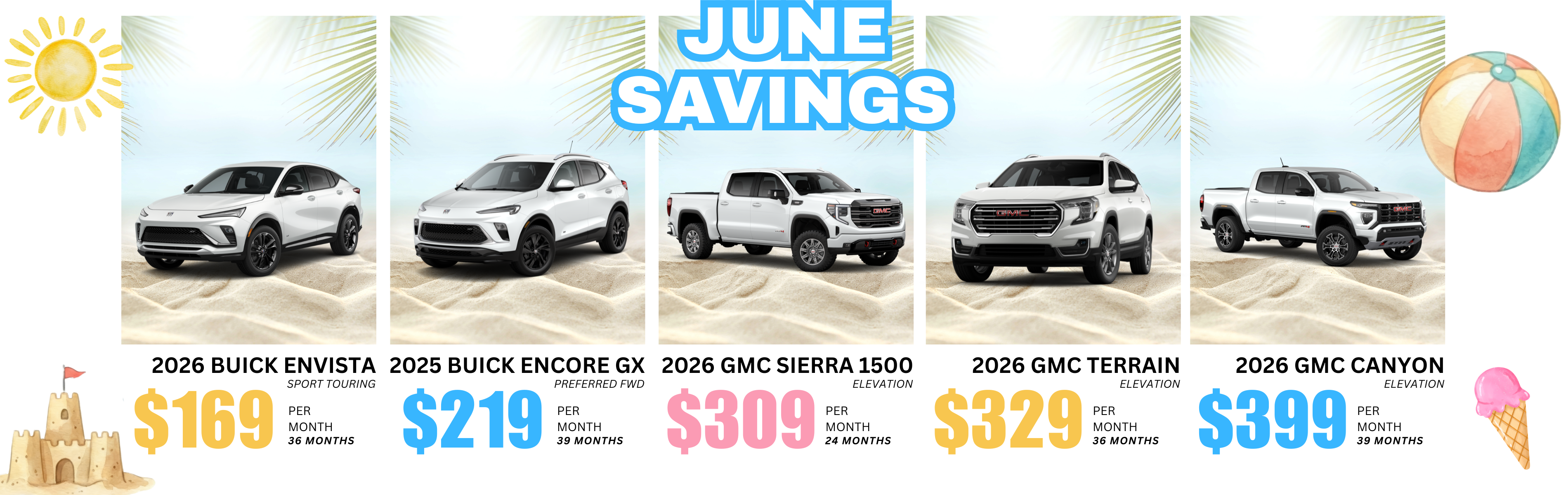 JUNE SPECIALS