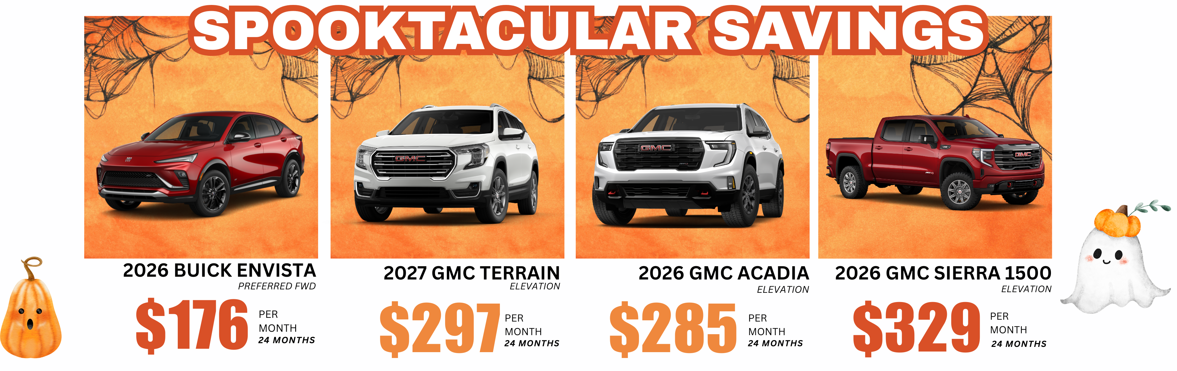 GMC and Buick Monthly Lease Specials