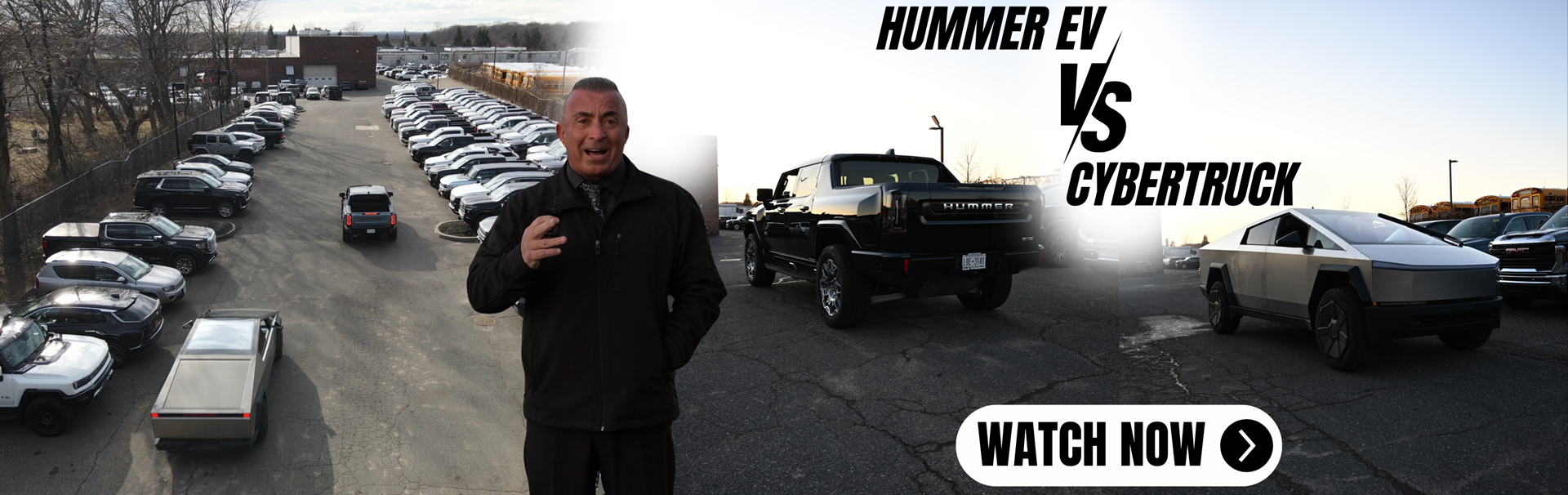 HUMMER VS. CYBERTRUCK AT KING O'ROURKE BUICK GMC